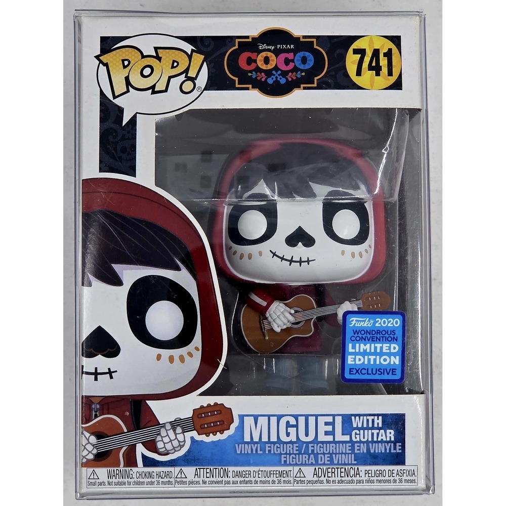 Disney Coco Miguel with Guitar Wondercon Exclusive 741 Retired Vaulted Funko Pop